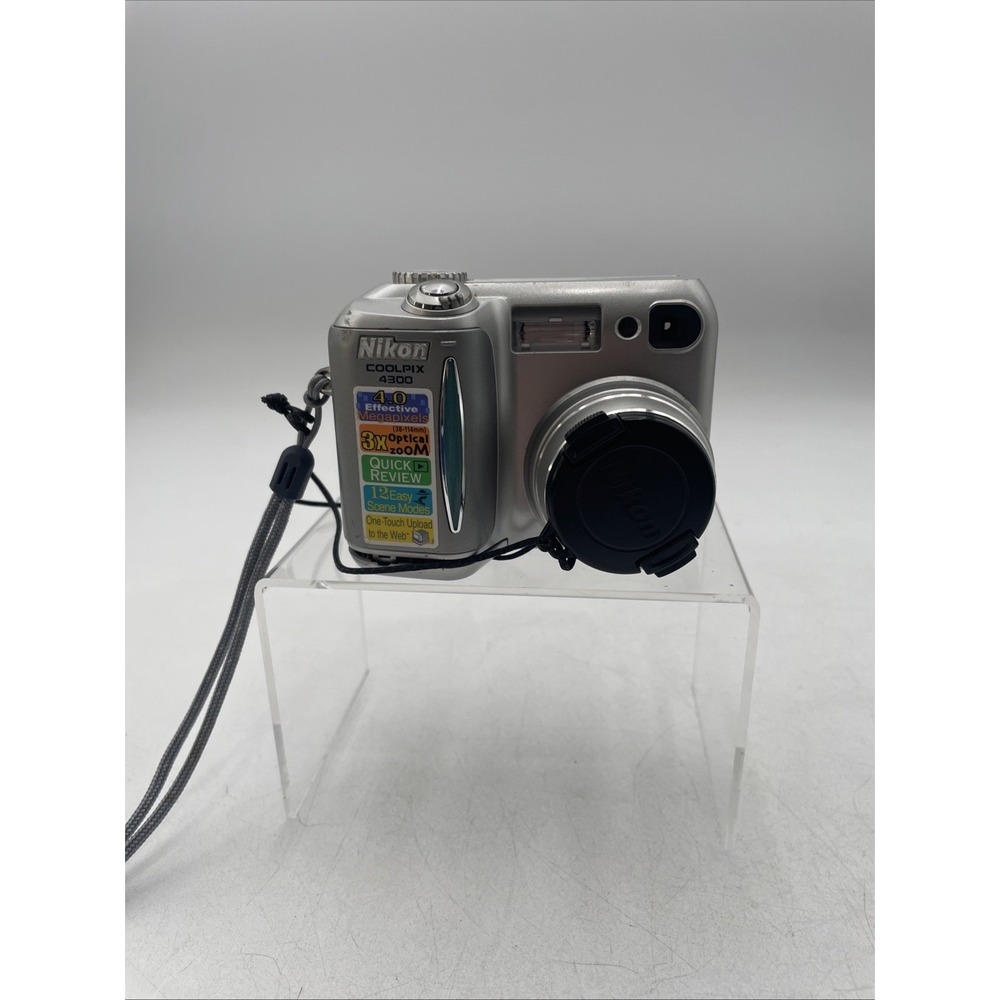 Nikon COOLPIX 4300 Digital Camera 4MP 3X Zoom +Battery+Memory Card